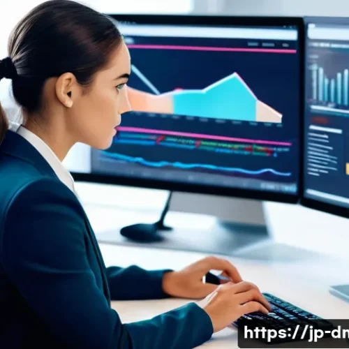 디지털 마케팅 자격증 종류와 취득 방법 - **Prompt 1: Focused Digital Marketing Professional**
    "A confident female digital marketing profe...